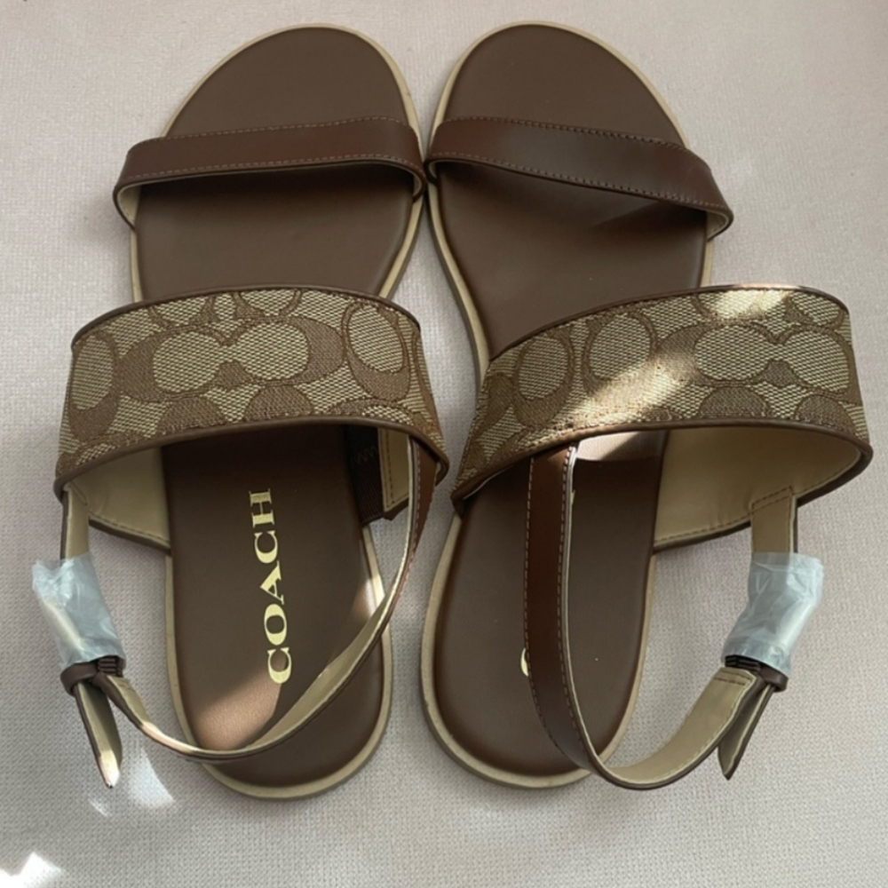 Coach Brown Sandals - Picture 3 of 3